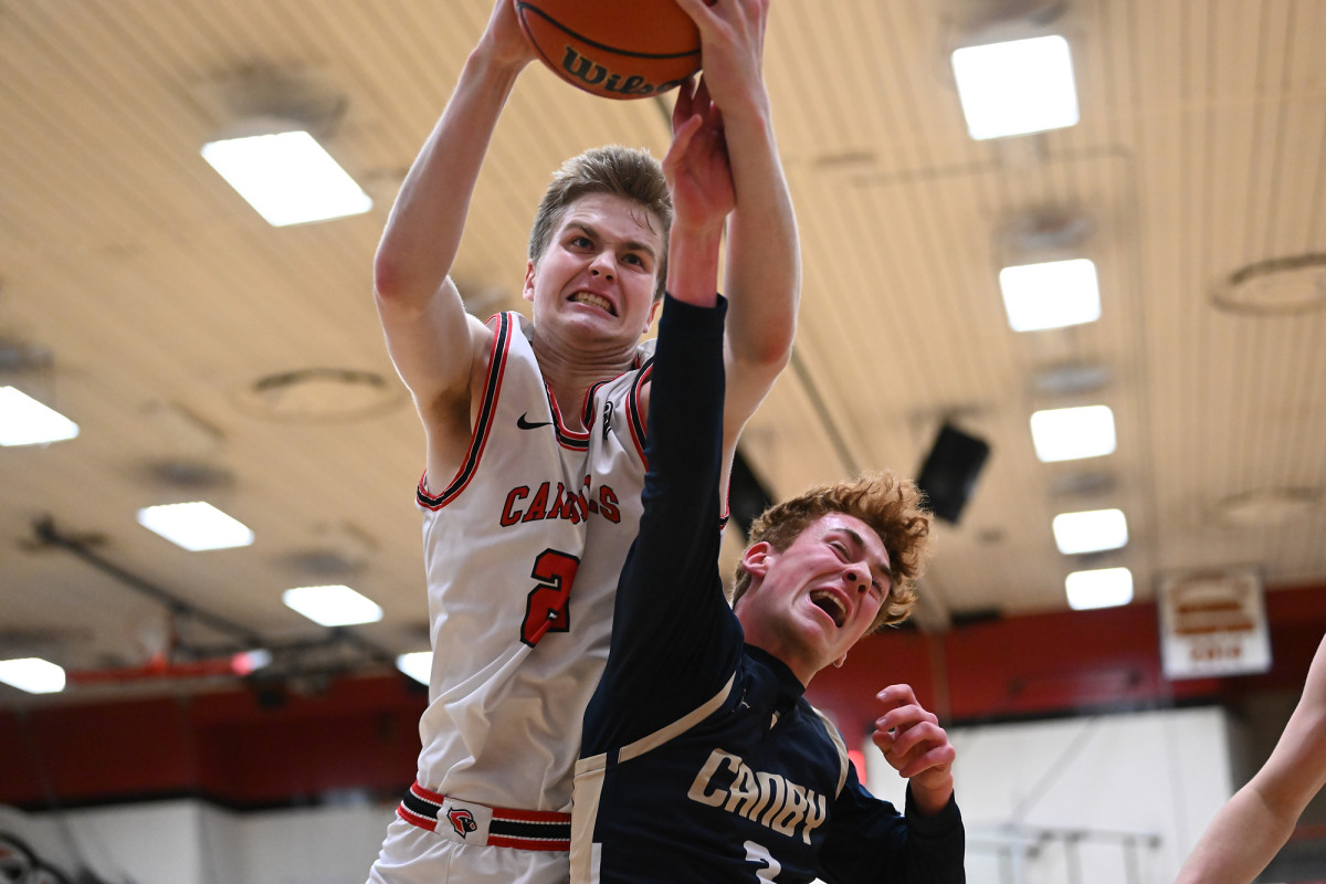 Lincoln Canby boys basketball Leon Neuschwander 86
